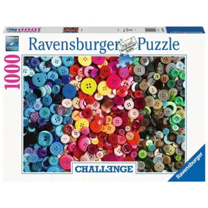 Puzzle 1000 dílků Challenge Barevné knoflíky 165636 RAVENSBURGER