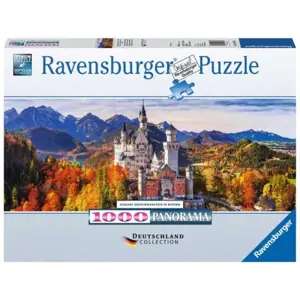 Puzzle 1000 dílků Panorama Zámek Neuschwanstein