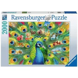 Produkt Puzzle 2000 dílků Paví země RAVENSBURGER