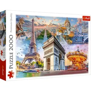 Puzzle 2000 dílků Víkend v Paříži 27125 Trefl