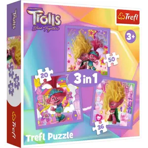 Produkt Puzzle 3v1 Seznamte se s veselými trolly