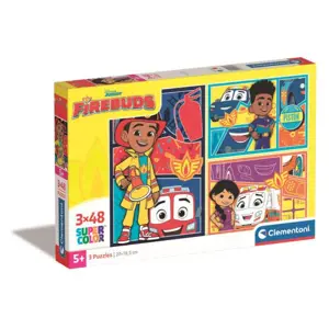 Puzzle Clementoni 3x48el Disney Firebuds