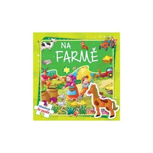 Puzzle knížka Na farmě 17x17cm CZ verze