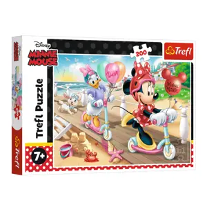 Puzzle Minnie na pláži 200