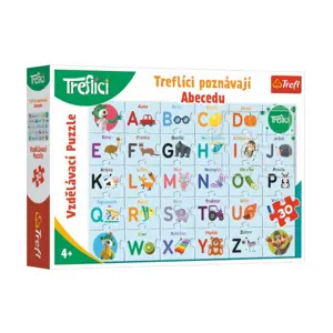 Produkt Puzzle Treflíci poznávají Abecedu 30 dílků 60x40cm