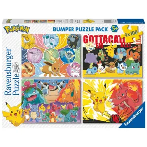 Ravensburger 056514 Pokémon 4x100 dílků