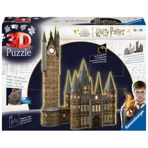 Ravensburger 3D puzzle Harry Potter: Bradavický hrad - Astronomická věž 540 ks svítící