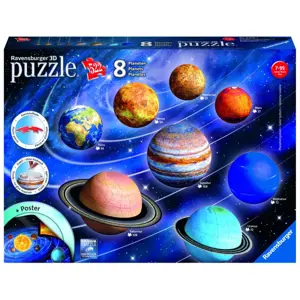 Produkt Ravensburger 3D Puzzle Planetární soustava 522 dílků