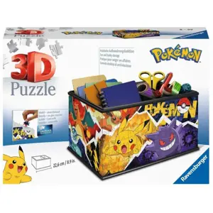 RAVENSBURGER 3D puzzle Úložná krabice Pokémon 216 ks