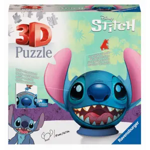 RAVENSBURGER 3D Puzzleball Stitch s ušima 77 ks