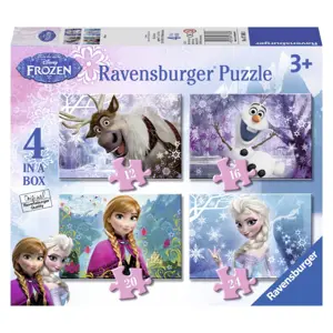 Produkt Ravensburger 4v1 Ledové království 12,16,20,24 dílků