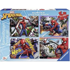 Ravensburger - 4x100 ks Spider Man Bumper pack