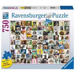 RAVENSBURGER 99 roztomilých psů XL 750 dílků