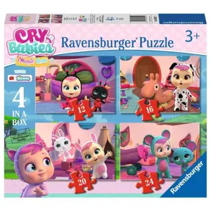 RAVENSBURGER Cry Babies: Kouzelné slzy 4v1 12,16,20,24 dílků