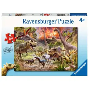 RAVENSBURGER Dinosauři na útěku 60 dílků