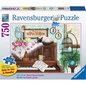 RAVENSBURGER Kočka na klavíru XL 750 dílků