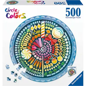 RAVENSBURGER Kruhové Sladkosti 500 dílků