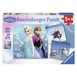 Produkt Ravensburger Ledové království Elsa Anna Olaf 3v1 3 x 49 dílků