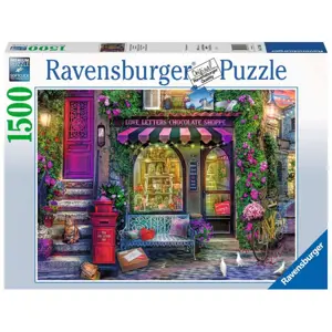 RAVENSBURGER Milostné dopisy a čokoláda 1500 dílků