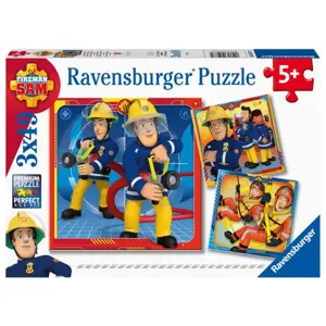 Ravensburger Požárník Sam: Do akce! 3 x 49 dílků