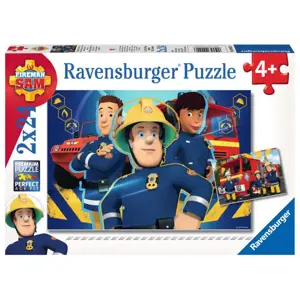 Produkt Ravensburger: Puzzle - požárník Sam: Přináší pomoc 2 x 24 ks