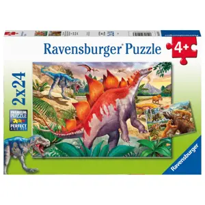 RAVENSBURGER Svět dinosaurů 2 x 24 dílků