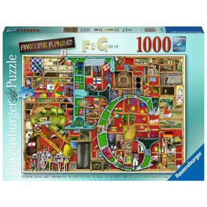 RAVENSBURGER Úžasná abeceda písmeno F a G 1000 dílků