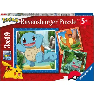 Produkt RAVENSBURGER Vypusťte Pokémony 3x49 dílků