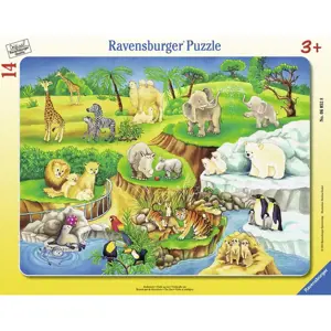 Produkt Ravensburger ZOO rámové 14 dílků