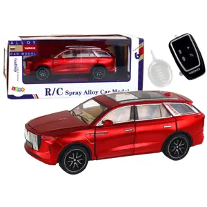 RC auto 1:24 hliníkové červené