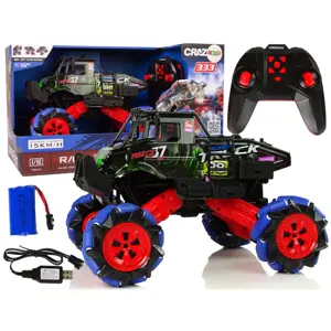 RC Auto Off-Road Drift 1:16 zelený 2,4G - rotace o 360 stupňů