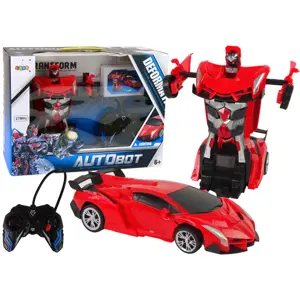 RC Auto robot transformer 2v1 červený