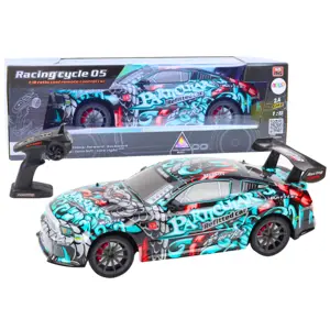 RC sportovní auto 1:8 Světla Zvuky Graffiti