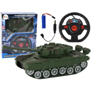 Produkt RC tank zelený 1:18 se světlem a zvukem