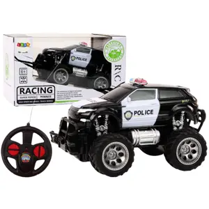 RC terénní policejní auto 1:24 černé