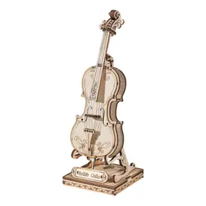 Produkt Robotime Rolife 3D dřevěné puzzle Violoncello 58 ks