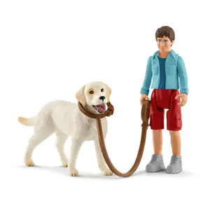 Schleich 42478 Procházka s retrívrem