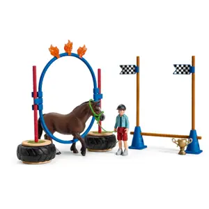 Produkt Schleich 42482 Závod v agility pro poníky