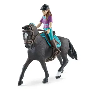 Schleich 42541 Lisa s pohyblivými klouby na koni