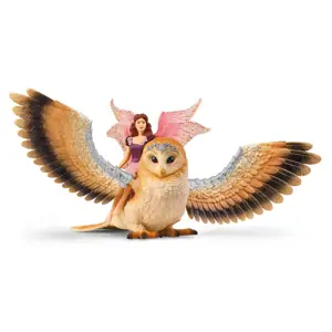 Schleich 70713 Elfí víla na třpytivé sově