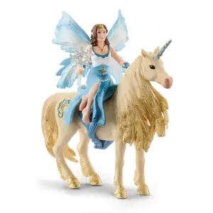 Schleich Eyela rinding on golden unicorn 42508