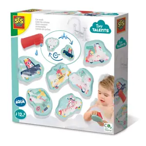 Produkt SES Creative Baby vodolepky pěnové mytí autíček set 6ks v krabici