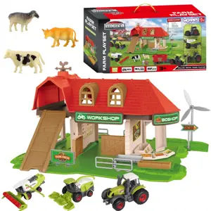 Set farma s traktory + figurky 42 ks