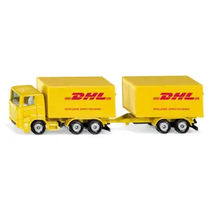 SIKU Blister - DHL kamion s přívěsem