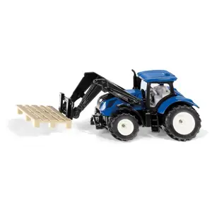 Produkt SIKU Blister - traktor New Holland s paletovými vidlemi a paletou