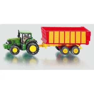 Produkt SIKU John Deere 7530 s přívěsem na siláž 1:87