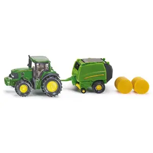 Produkt Siku John Deere s lisem na balíky 1:87