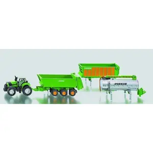 Produkt Siku Joskin Farmer 1848 Traktor Deutz se sadou přívěsů 1:87