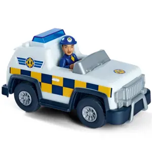 SIMBA Požárník Sam Policejní džíp 4x4 Mini figurka