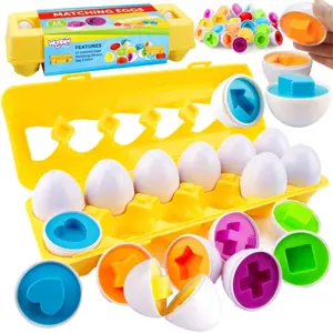 Skládačka vejce - Spojte tvary a barvy